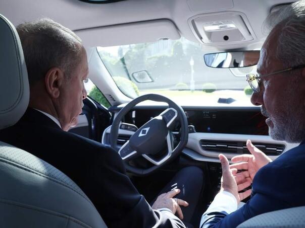 Erdogan testirao novi model turskog automobila TOGG