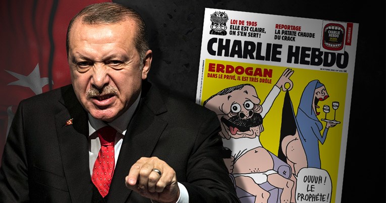 Erdogan tužio Charlie Hebdo 