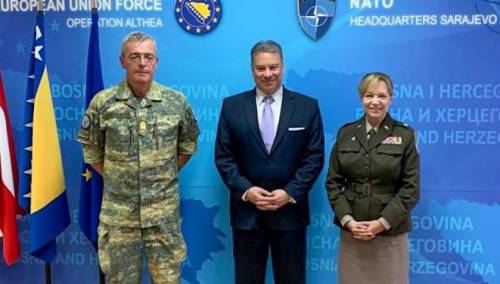 Escobar s komandantima NATO-a i EUFOR-a: Važnost sigurnog i stabilnog okruženja