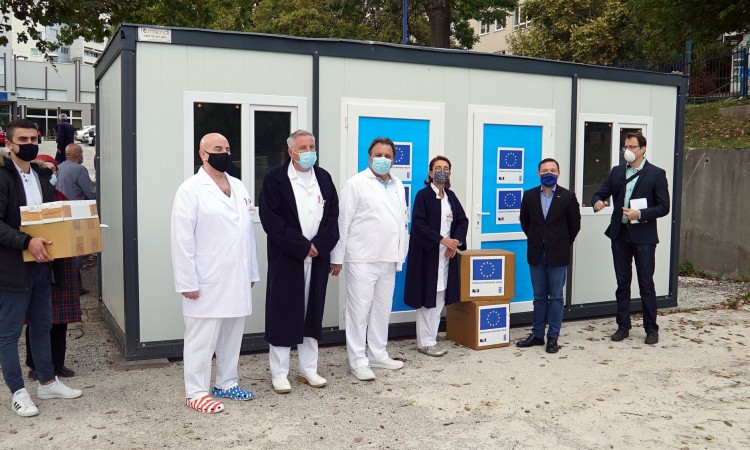 EU donirala KCUS-u opremu kao dio pomoći BiH u borbi s pandemijom