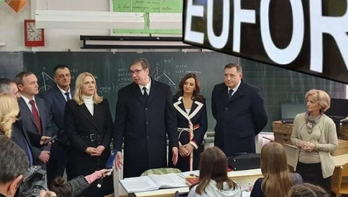 EUFOR nije kontaktirao Ministarstvo prosvjete RS u vezi s Vučićevom donacijom
