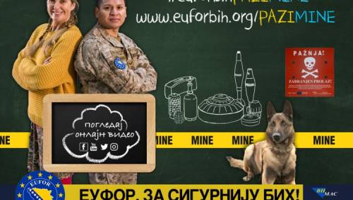 EUFOR pokreće kampanju upozoravanja na opasnosti od mina u 2021.