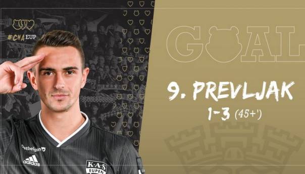 Eupen pobijedio Charleroi, Prevljak postigao hat-trick