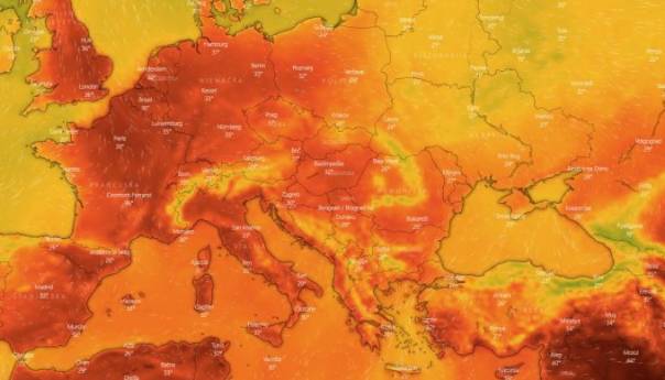 Evropa se zagrijava više od bilo kojeg drugog kontinenta