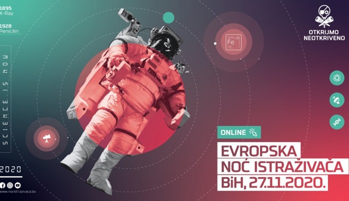 Evropska noć istraživača BiH 27. novembra uz slogan "Otkrijmo neotkriveno"