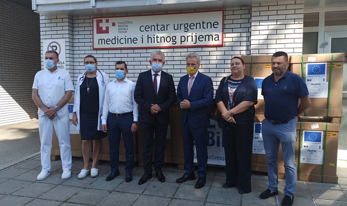 Evropska unija donirala respiratore za SKB Mostar