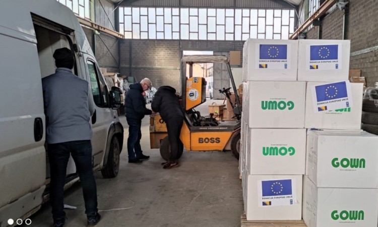 Evropska unija nastavlja isporuke zaštitne opreme bh. zdravstvenim institucijama