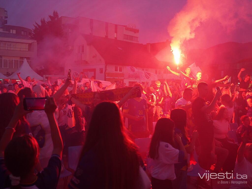 Fan zona na Ilidži krcata navijačima BiH