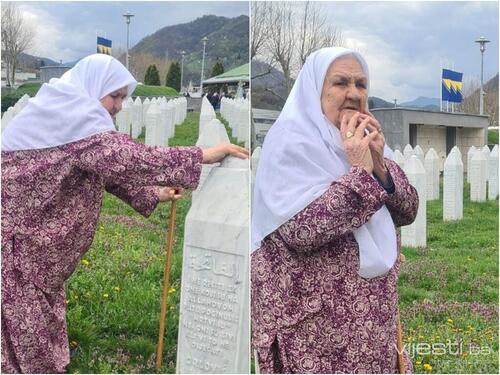 Fata Orlović u Potočarima: Na Dan šehida obišla mezare najmilijih