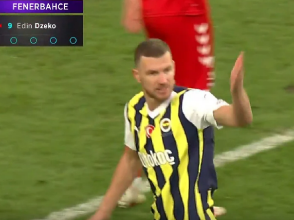 Fenerbahče napravio veliki kiks, Džeko ljutito reagovao zbog izmjene