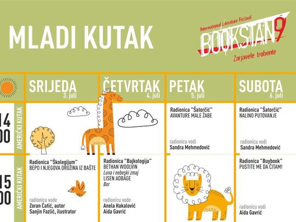 Festival Bookstan počinje sutra u Sarajevu