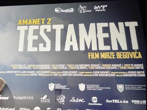 Film "Testament" Mirze Begovića od sutra u svim bh. kinima