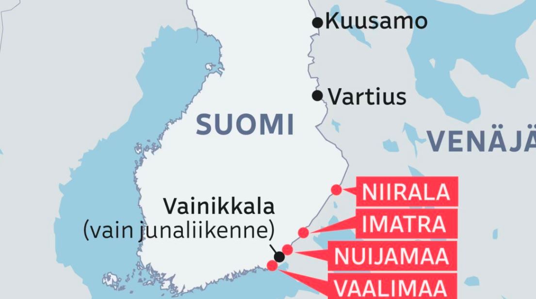 Finska planira otvoriti tri najveća kontrolna punkta sa Rusijom