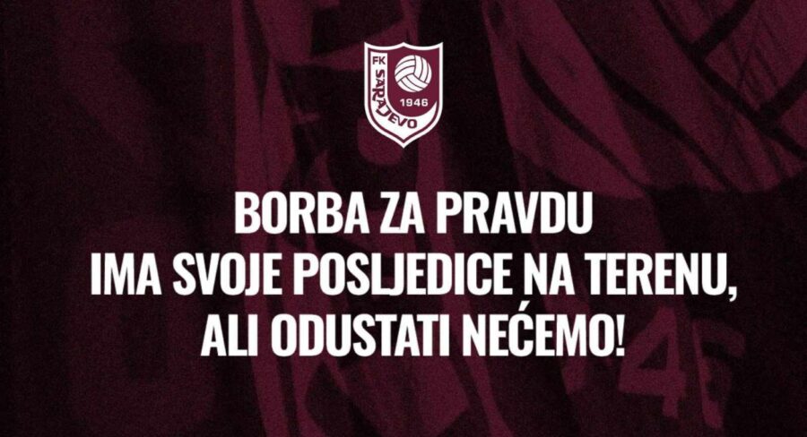 FK Sarajevo: Izloženi smo nasilju u Premijer ligi BiH!