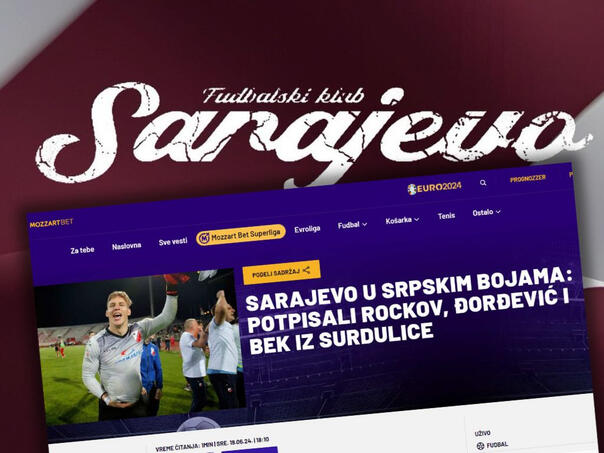 FK Sarajevo odgovorio na naslov da je u 'srpskim bojama': Za one koji vide druge...