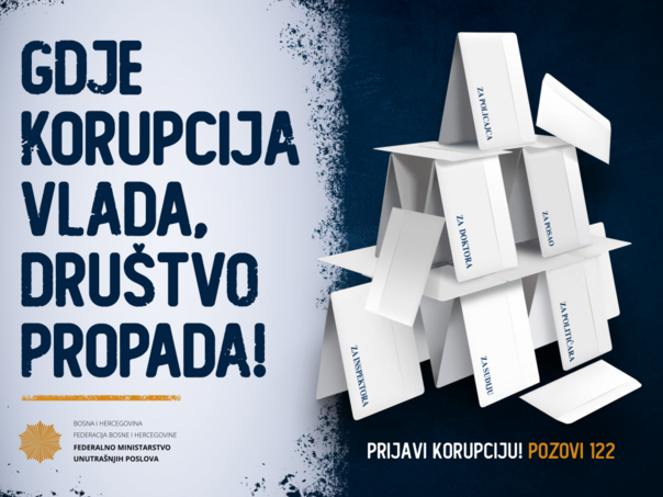FMUP pokrenuo informativnu kampanju 'Gdje korupcija vlada, društvo propada'