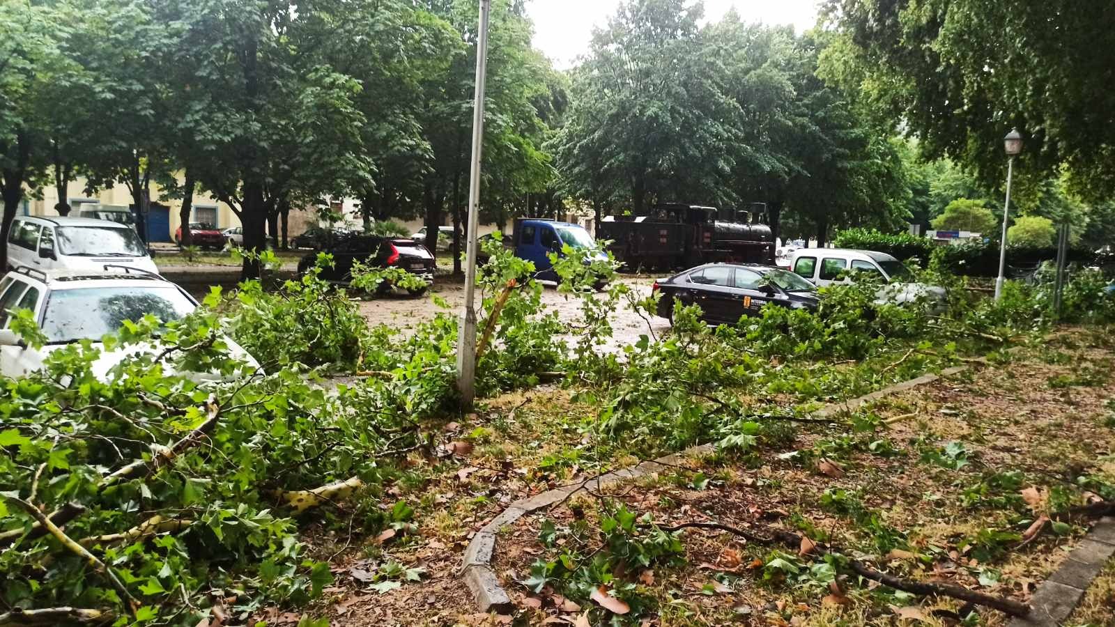 Foto: Јako olujno nevrijeme pogodilo jutros Trebinje