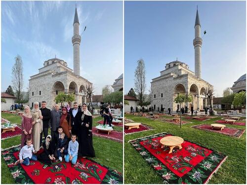Foto / 'Krajiški iftar' u Banjoj Luci na ćilimima pod vedrim nebom
