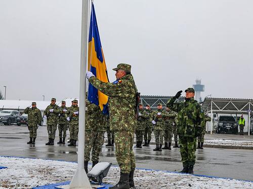 Foto: Povratak švedskog kontingenta u bazu Butmir