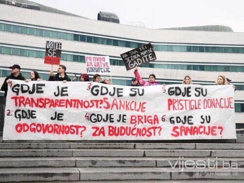 Foto: Protest u Sarajevu “Hoće li ta promjena”