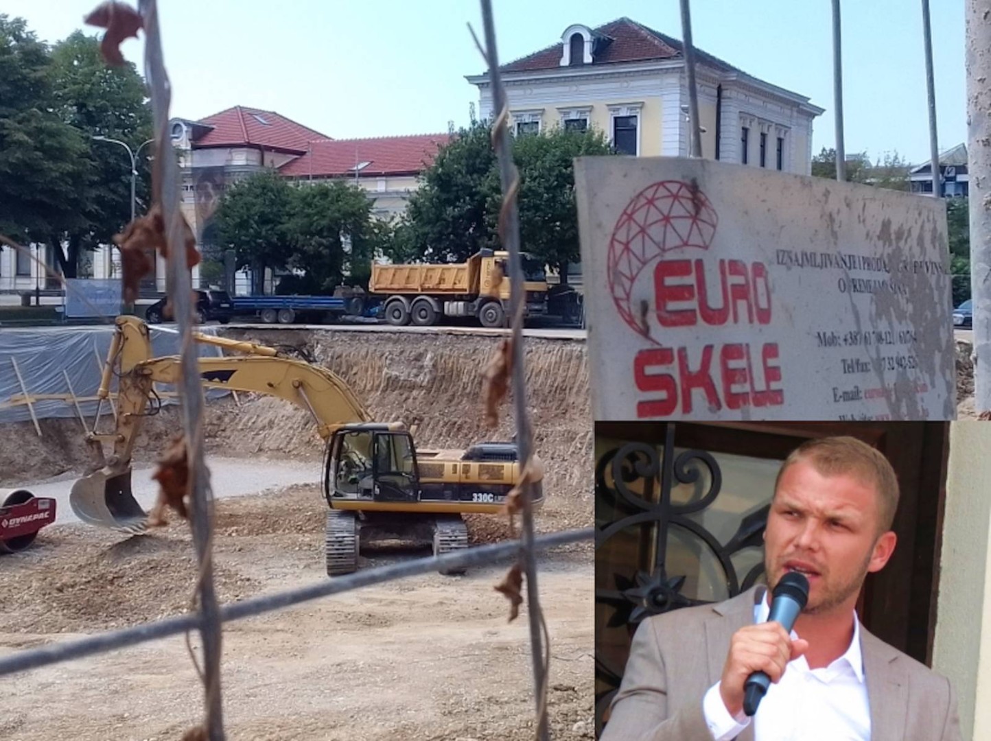 Foto: Radovi na izgradnji Centralnog spomen-obilježja se nastavljaju