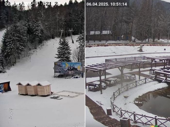 Foto: Šestog dana aprila snijeg prekrio planine oko Sarajeva