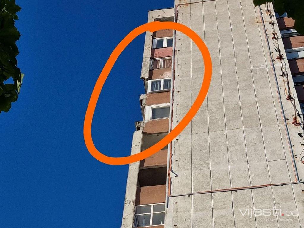 Foto: Strava u Tuzli, obrušio se dio zgrade!