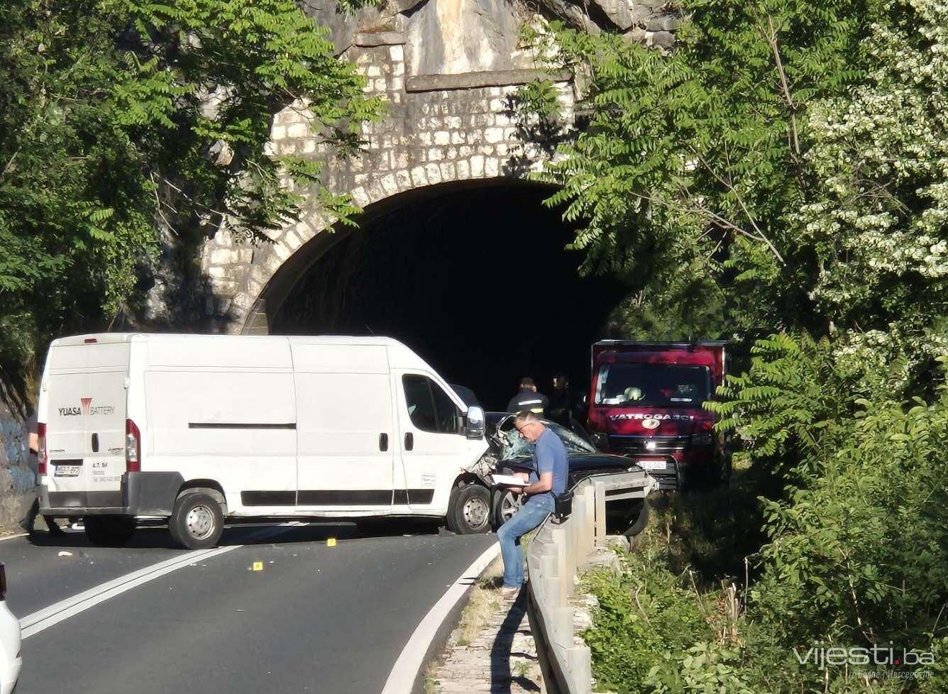 Foto: Stravične scene udesa kod Čapljine u kojem su stradale tri osobe