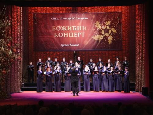 Foto: U Sarajevu održan Božićni koncert SPKD 'Prosvjeta'