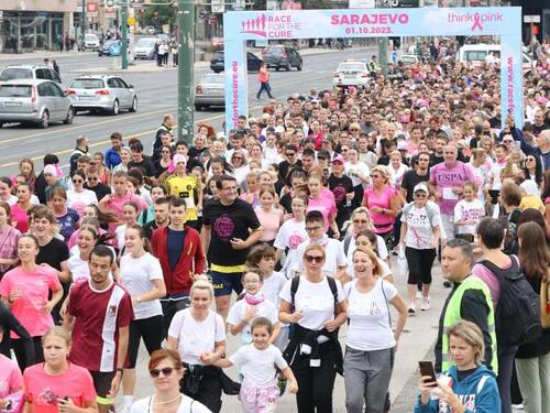 Foto: U Sarajevu održana utrka 'Race for the Cure'