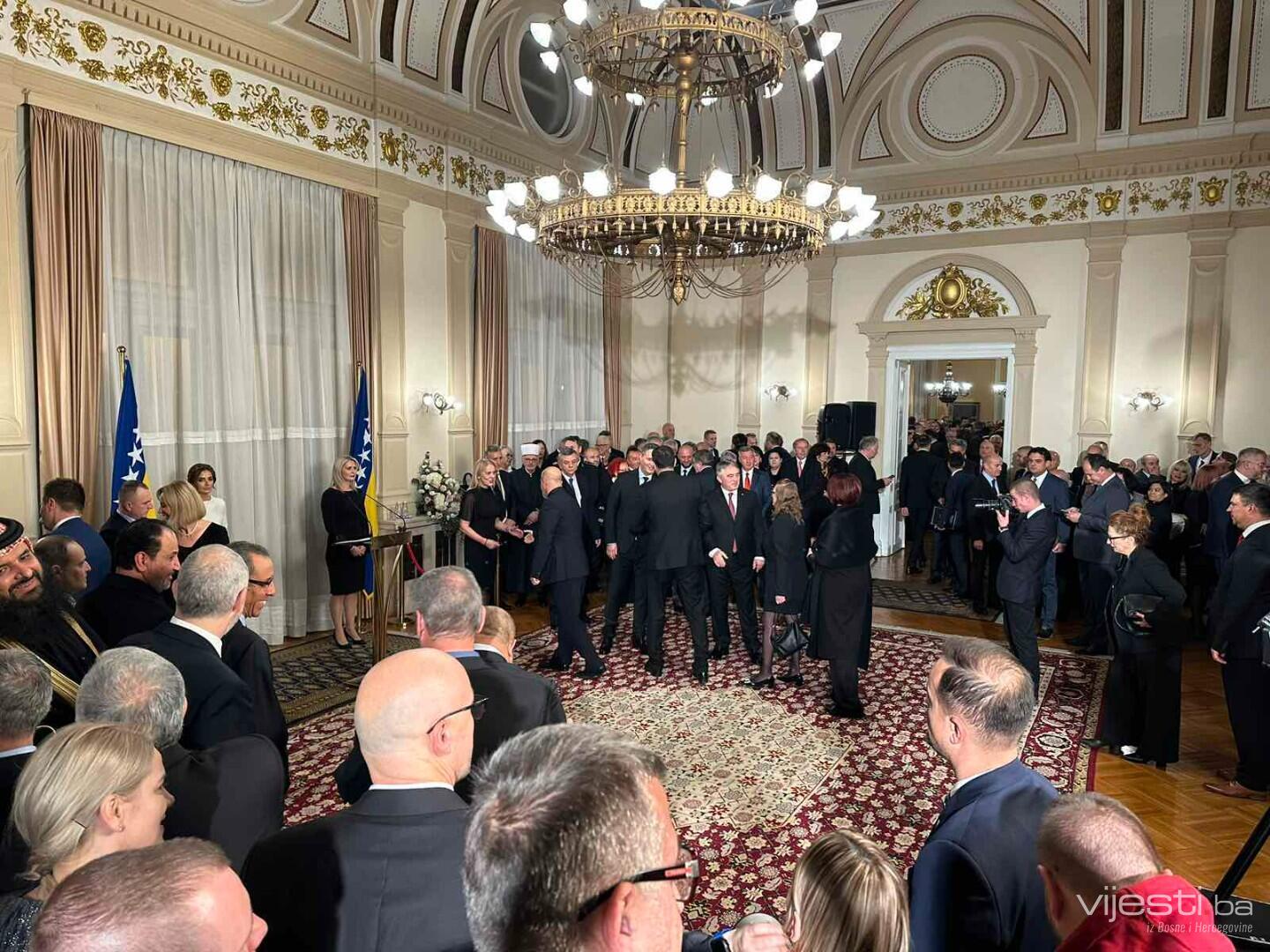 Foto: Održan svečani prijem povodom Dana državnosti u Predsjedništvu BiH