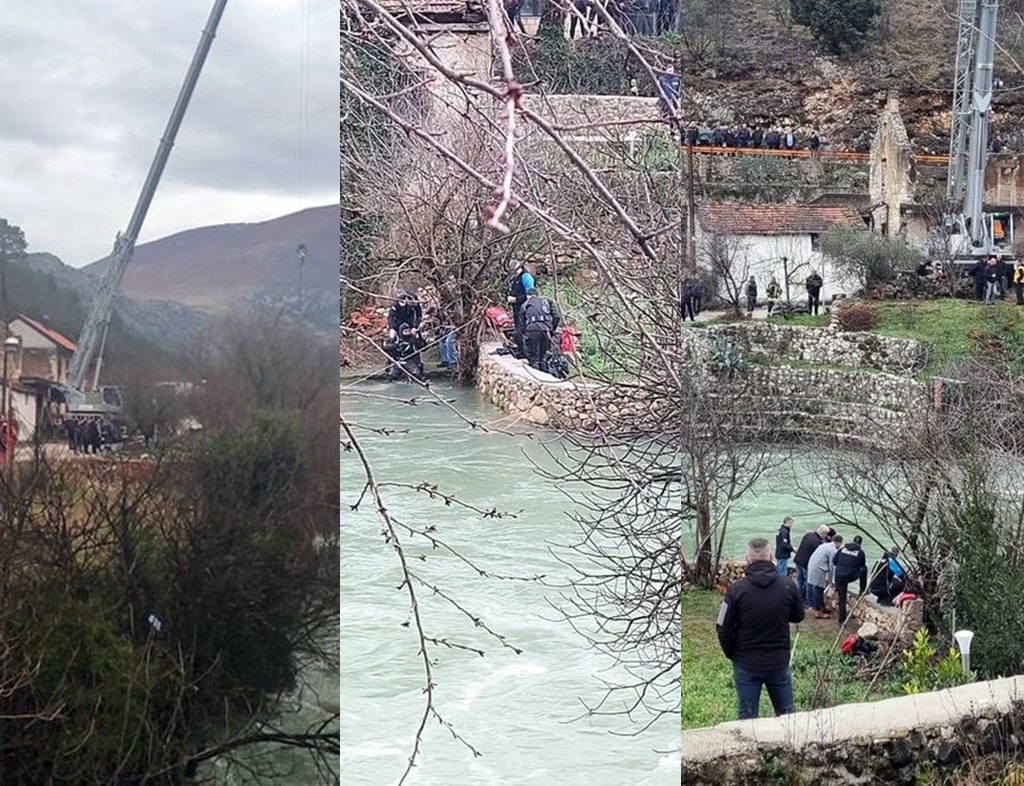 FOTO: Započela akcija izvlačenja automobila iz Bregave