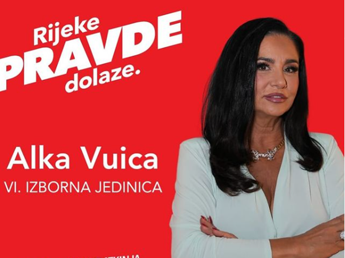 Fotošopirana Alka Vuica: Želim da i Hrvatska izgleda kao ja i kad je opljačkana i umorna
