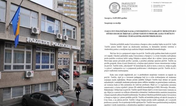 FPN osudio hajku na profesoricu Lejlu Turčilo
