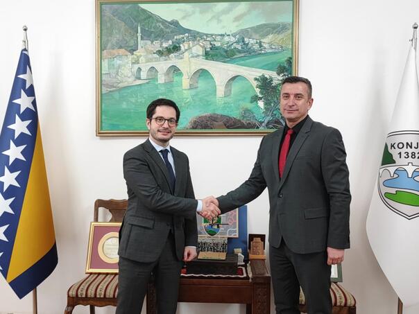 Francuski ambasador impresioniran Konjicom Francuski ambasador impresioniran Konjicom