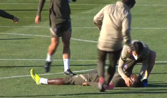 Francuski napadač srušio se na treningu Atletico Madrida
