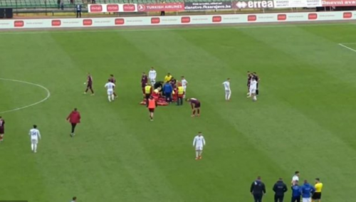 Fudbaler Sarajeva se srušio na terenu, hitno prevezen u bolnicu