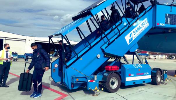 Fudbaleri Francuske stigli u Sarajevo