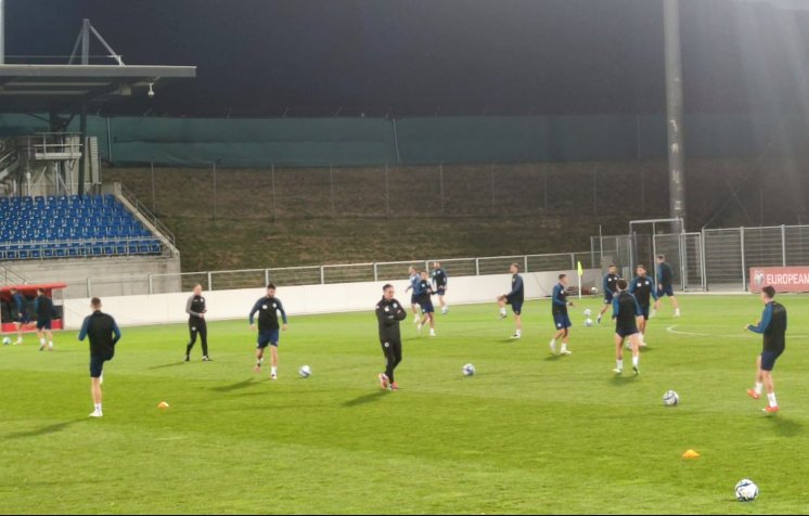 Fudbaleri odradili posljednji trening uoči utakmice sa Lihtenštajnom