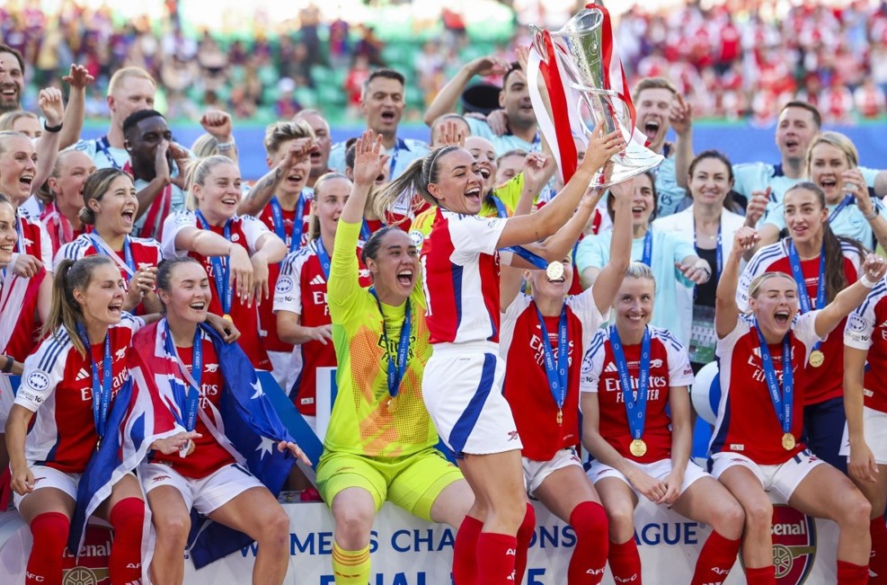 Fudbalerke Arsenala osvojile Ligu prvakinja
