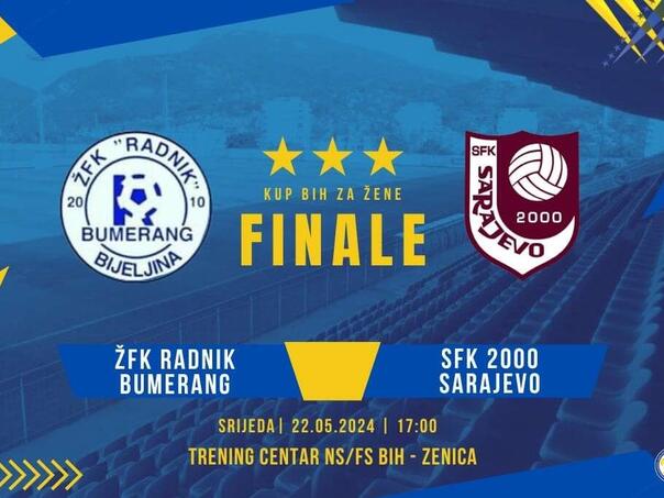 Fudbalerke Radnik Bumeranga i SFK 2000 Sarajevo sutra igraju za trofej u Kupu BiH