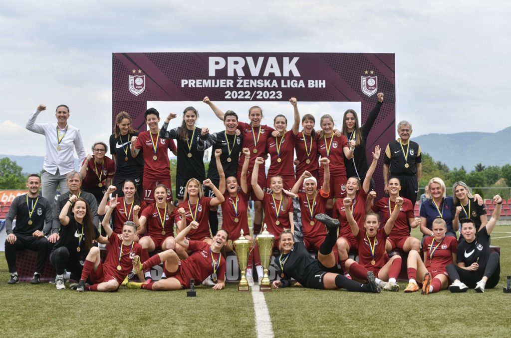 Fudbalerke SFK 2000 Sarajevo osvojile novu titulu prvaka