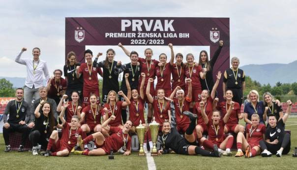 Fudbalerke SFK 2000 Sarajevo osvojile novu titulu prvaka