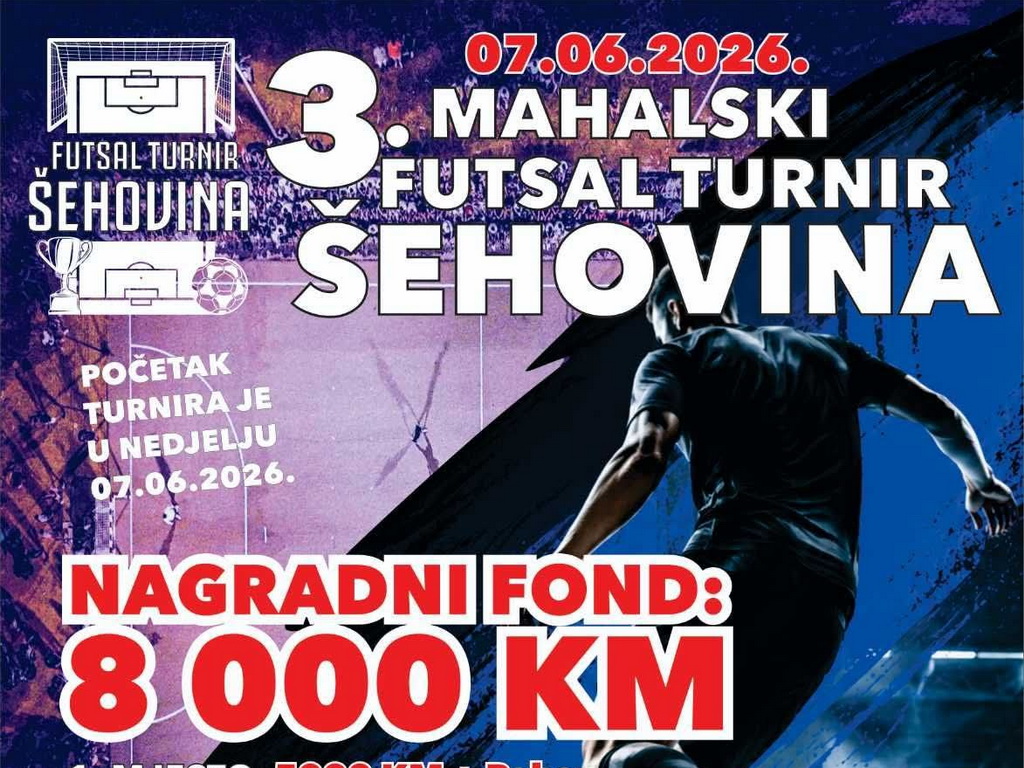 Futsal se vraća na Šehovinu: Treće izdanje popularnog mahalskog turnira
