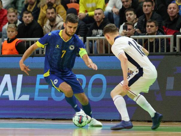 Futsaleri BiH večeras u gostima kod Engleske pobjedom žele ovjeriti plasman u baraž za EURO 2026