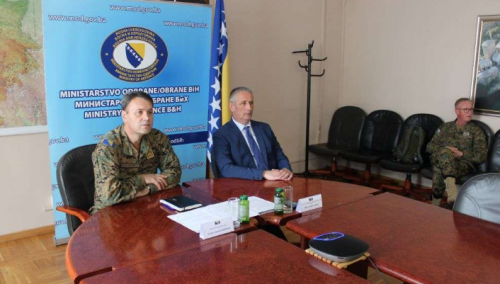 Galić i Mašović na sastanku Kontakt skupine za odbranu Ukrajine u online režimu