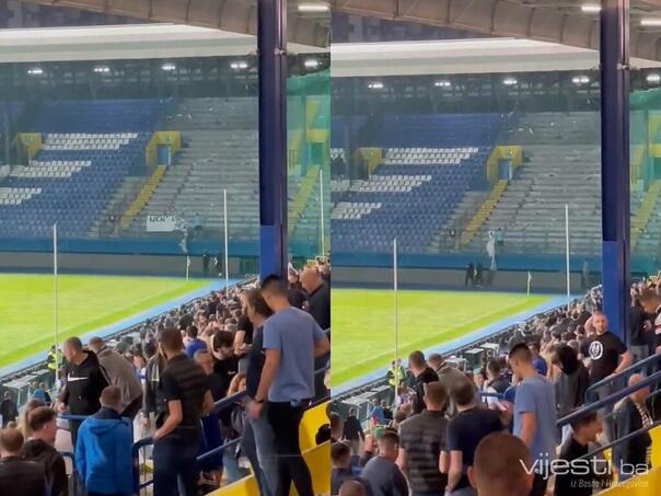 Galić skinuo transparent Hordi zla: 'Neka vas se plaši Seria B'