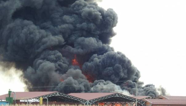 Gašenje vatre u Bijeljini otežavaju vrućina i jak vjetar