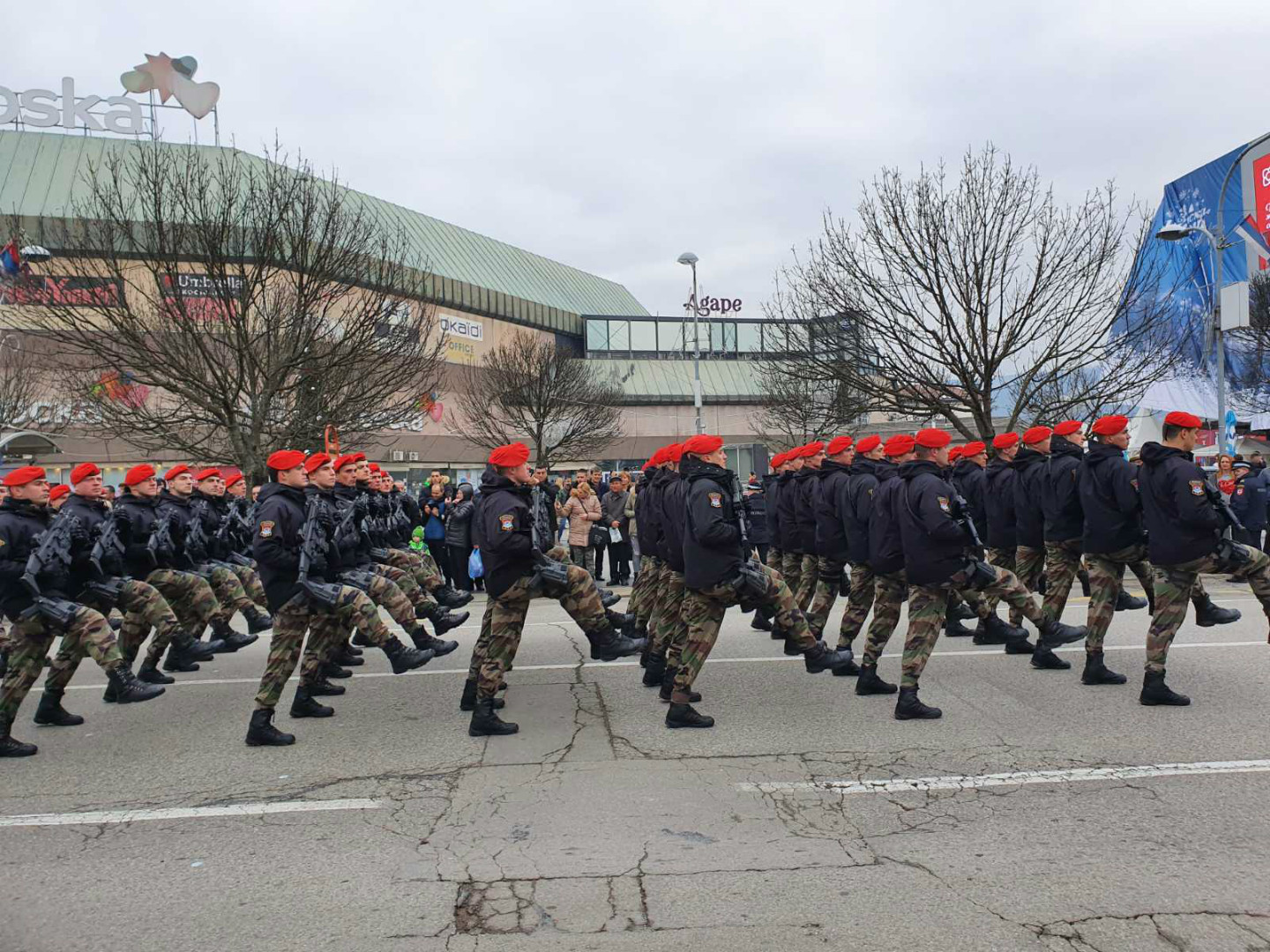 Generalna proba za defile povodom Dana RS