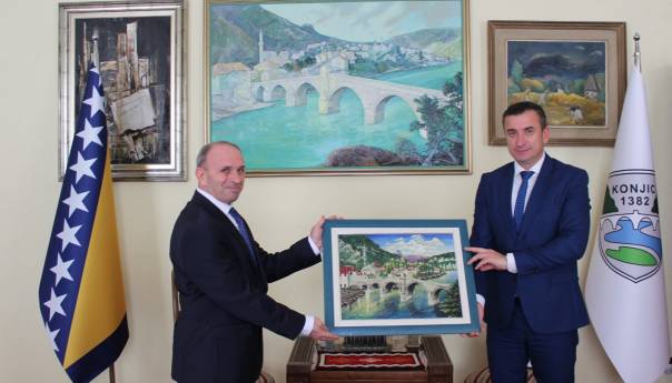 Generalni konzul Turske u Mostaru u posjeti Konjicu